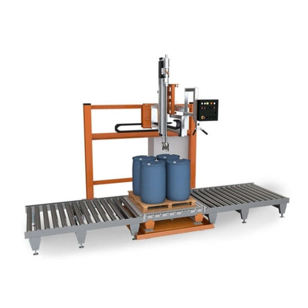 Μηχανή γεμίσματος υγρού με τύμπανο 200 λίτρων