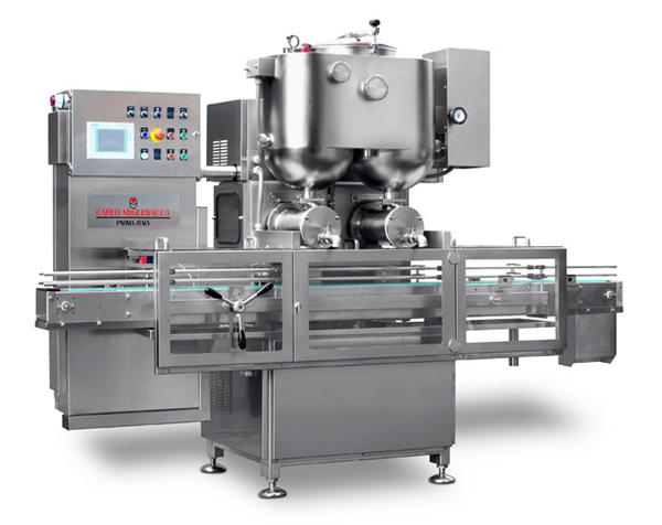 Διπλής κεφαλής ημι-αυτόματη φρούτα γεμίσματος μαρμελάδας 