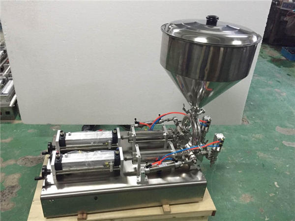 Χρησιμοποιείται ευρέως διπλό κεφάλι φράουλα μαρμελάδα γεμίσματος μηχάνημα 