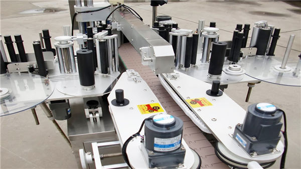 Αυτόματη μπροστινή και πίσω όψη Κατασκευαστής μηχάνημα ετικετών φιαλών