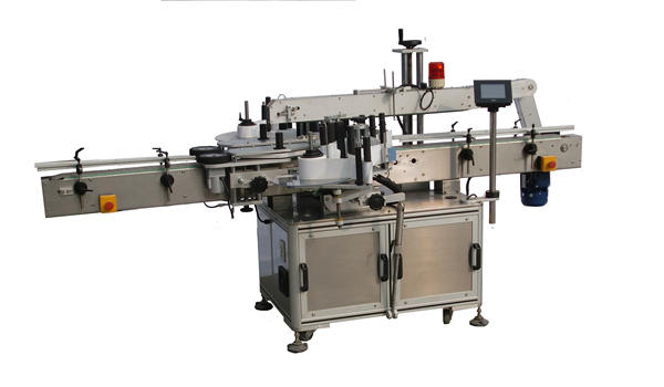 Πλαστικό μπουκάλι διπλής πλευράς ετικέτα μηχάνημα για σαμπουάν